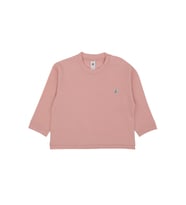 Omzu Çıtçıtlı Basic Sweatshirt (Pembe)