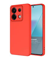 Microsonic Xiaomi Redmi Note 13 Pro 5G Kılıf Groovy Soft Koyu Yeşil (Kırmızı)