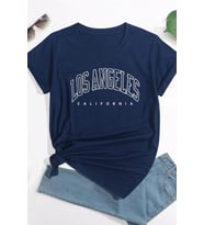 Sırt Baskılı Tasarım Tshirt (Lacivert)