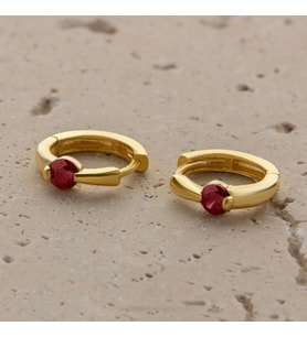 Claret Gümüş Küpe (Gold)