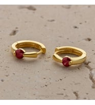 Claret Gümüş Küpe (Gold)