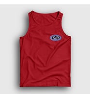 Presmono Unisex Sarı Php Coder Programmer Developer Yazılımcı Atlet 337368tt (Kırmızı)