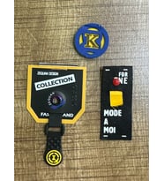 8X4 CM 3 LÜ ÇANT ARMA GİYİM ARMA DDİKİŞ AKSESUARI (Sarı)