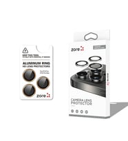 iPhone 16 Pro CL-12 Premium Safir Parmak İzi Bırakmayan Anti-Reflective Kamera Lens Koruyucu (Gold)
