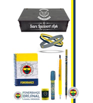 Fenerbahçe Orijinal Lisanslı Kalem Bileklik Bloknot Silgi Hediyelik Set (Lacivert)