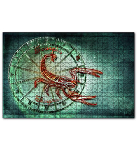Cakapuzzle  Akrep Burcu Sembo Astroloji  Puzzle Yapboz MDF (Ahşap) (255 Parça)
