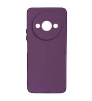 Kvy Xiaomi Redmi A3 Biye Silikon Kılıf (Mor)