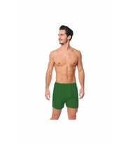 Seher 6 Adet Siyah Renk Paçalı Boxer (Haki)