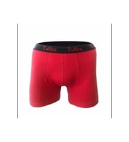 Tutku Erkek Likralı Sporcu  Boxer 0400 - 6 Adet (Kırmızı)