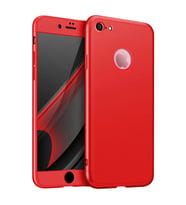 Apple iPhone 7 / iPhone 8 Uyumlu GKK Kılıf 360 Derece Tam Koruma (Kırmızı)