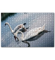 Cakapuzzle Fırtına Çocuk ve Pelikan  Puzzle Yapboz MDF (Ahşap) (500 Parça)