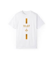 1907 Baskılı Unisex Oversize Tişört (Beyaz)