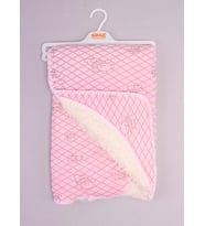ŞAPKALI AYI BASKILI BATTANİYE (Pembe)