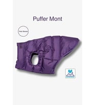 Köpek Kıyafeti, Puffer su geçirmez köpek montu, Küçük ve orta ırk köpek kıyafeti (Mor)