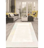 Dijital Kaymaz Taban Yıkanabilir Modern Renkli Salon Halısı Mutfak Halısı Yolluk ND-HT-31 (Bej)