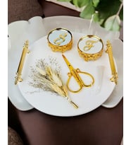 Commitment Polyester Söz Nişan Tepsisi (Siyah)