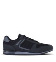 Slazenger Olıva 4K Erkek Günlük Sneaker Ayakkabı (Siyah-Siyah)