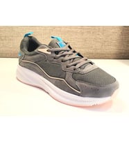 Jump 28751 Kadın Sneaker Spor Ayakkabı (Gri - Somon Pembe)
