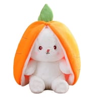 Pababo 50 Cm Pelüş Çilek Tavşan (Turuncu)