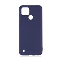 Realme C21 Kılıf Zore Premier Silikon Kılıf (Lacivert)