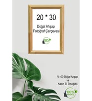 Çok Kullanımlı 20*30 Çerçeve (Açık Kahverengi)