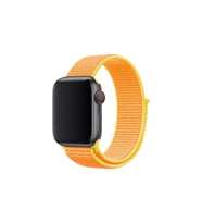 BİPOWER Apple Watch 42-44 mm KRD3 Hasır Kordon (Turuncu)