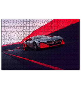 Cakapuzzle BMW Vision M Next Hybrid Car  Puzzle Yapboz MDF (Ahşap) (255 Parça)