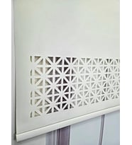 BBB Çift Mekanizmalı Lazer Kesim Tül ve Stor Perde MLT1045 (Krem)