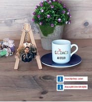 Eczacı Türk Kahvesi Fincanı Ahşap Altlıklı ve Fotoğraflı Ahşap Anahtarlık HediyeEczacıya Hediye Eczacılar Günü Hediyesi (Model 4)