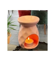 Ananas Model Buhurdanlık ve Tealight Mum (Pembe)