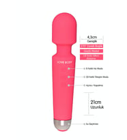 Love Body 20 Modlu Şarjlı Su Geçirmez Titreşimli Dildo Vajinal Ve  Vibratör Masaj Aleti (Pembe)