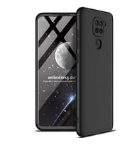 Xiaomi Redmi Note 9 Kılıf Zore Ays Full Koruma Kılıf (Siyah)