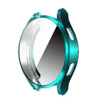 Samsung Galaxy Watch 4 44mm Sert PC Kasa ve Ekran Koruyucu 02 (Koyu Yeşil)