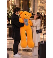 Pandamkee 140 Cm Sevgiliye Özel Hediyelik Ayı (Sarı)