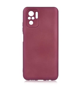 Xiaomi Redmi Note 10S Kılıf Zore Premier Silikon Kılıf (Mürdüm)