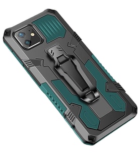 Apple Iphone 12 Mini 5,4 inç Zırh Tank Kılıf Yüksek Koruma (Yeşil)