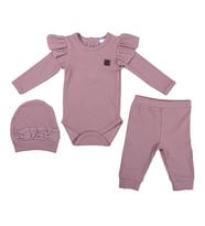 AD23454 Kız Bebek Takım 3-6/6-9/9-12/18-24 AY (Somon)