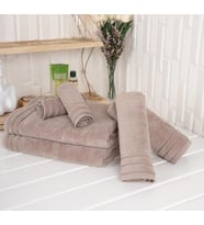 %100 Pamuk 6 Parça Microcotton Mutfak Havlusu / El & Yüz Havlusu / Banyo Havlusu Seti Hürsan Saphir (04)