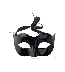 Masquerade Kostüm Partisi Venedik Balo Maskesi (Siyah)