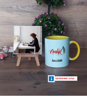 Avukat Fotoğraflı Dekoratif Taş, Kupa Bardak Beyaz Hediye (Model 7)