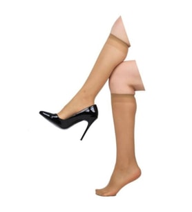 Müjde Dizaltı 6 Adet Pantalon Çorap (Bronz)