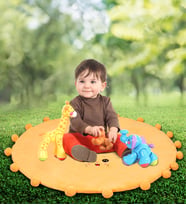 Özgüner Oyuncak 80 Cm Bebek Oyun Halısı (Sarı)