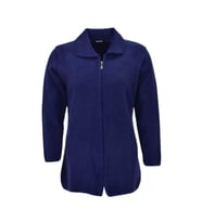 Kadın Tiriko Fermuarlı Cepli Hırka 2479 BGL-ST04075 (Lacivert)
