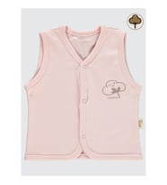 Civil Baby Bebek Organik Yelek 0-12 Ay Pembe (Pembe)