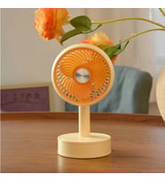 XTRIKE ME Fan Soğutucu Mini Vantilatör Klima Serinletici Taşınabilir Şarjlı Masa Üstü 3 Kademeli (Sarı)