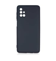 Samsung Galaxy M51 Kılıf Özel Orijinal Lansman Serisi, İçi Kadife, Pürüzsüz Yumuşak ve Mat TPU Silikon (Siyah)