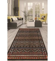 Dijital Kaymaz Taban Yıkanabilir Modern Renkli Salon Halısı Mutfak Halısı Yolluk ND-HT-977 (Çok Renkli)