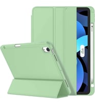 Apple iPad Air 5 Air 4 10.9" Kılıf Pen Charge Kalem Bölmeli A2072 A2316 A2324 A2 (Açık Yeşil)