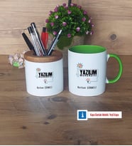 Yazılım Mühendisi Kalemlik, Kupa Bardak T Kişiye Özel Hediye (Model 14)
