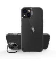 iPhone 13 Kılıf Skuba Köşeleri Korumalı Kamera Standlı Kılıf (Siyah)